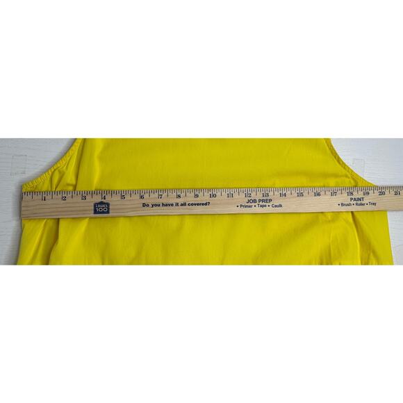 Who What Wear Maxi Tiered Dress Yellow Sleeveless Crewneck Vacay Summer XL - Picture 6 of 8